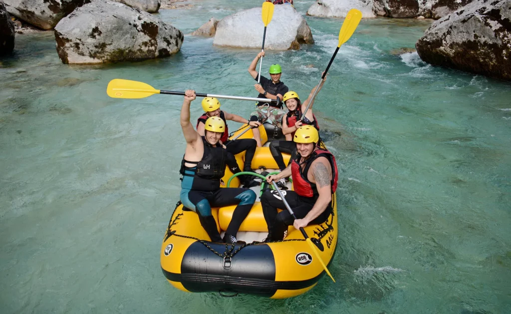 Rafting v Slovinsku na rieke Soča