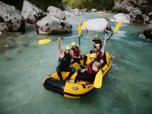 Rafting v Slovinsku na rieke Soča