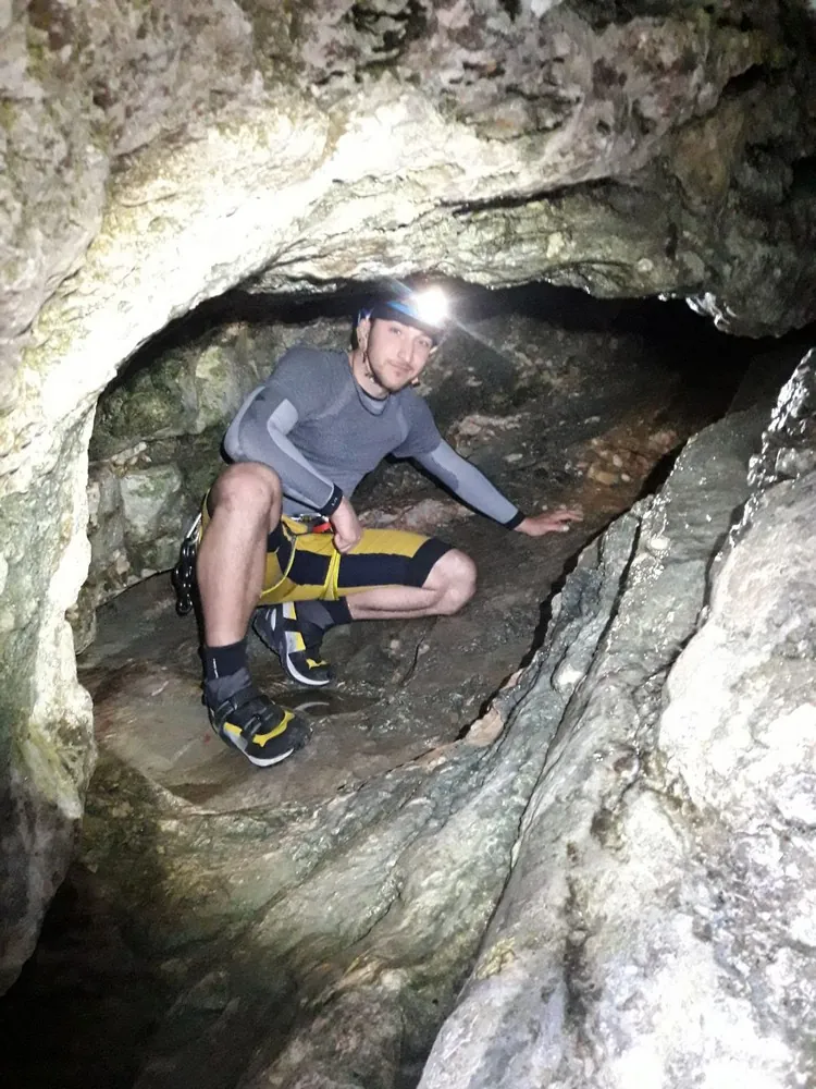 Speleo v Slovinsku v jaskyni Srnica