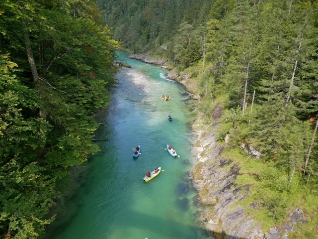 Rafting na rieke Salaza v Rakúsku