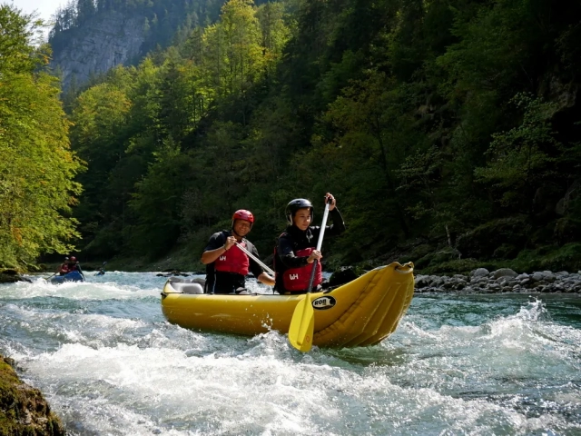 Rafting na rieke Salaza v Rakúsku