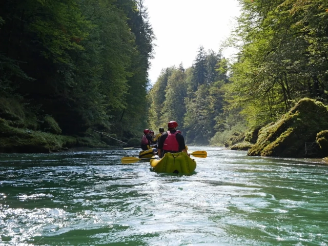 Rafting na rieke Salaza v Rakúsku